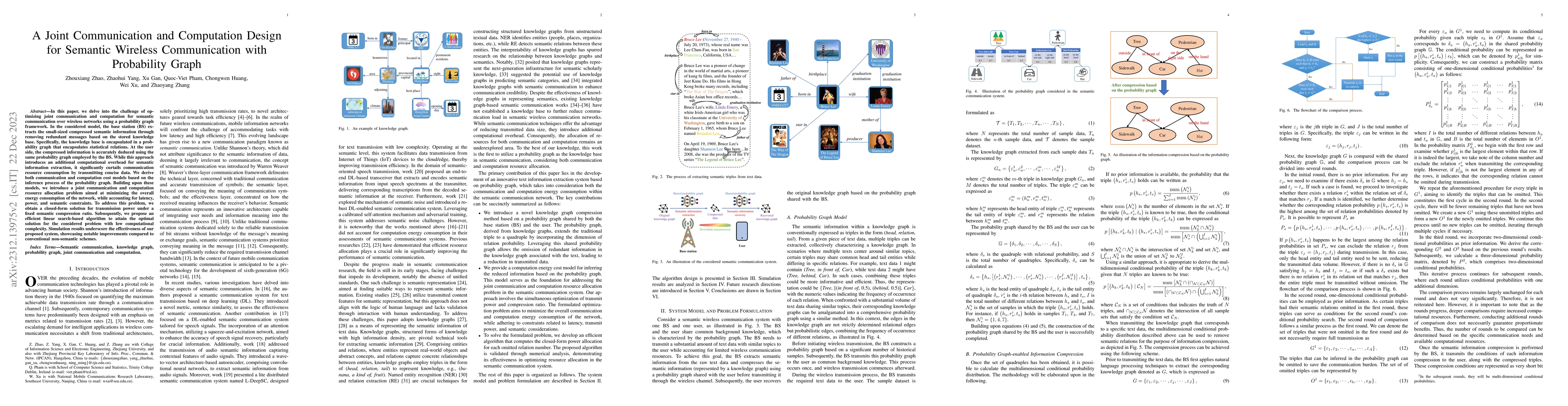 Thumbnail for A Joint Communication and Computation Design for Semantic Wireless
  Communication with Probability Graph