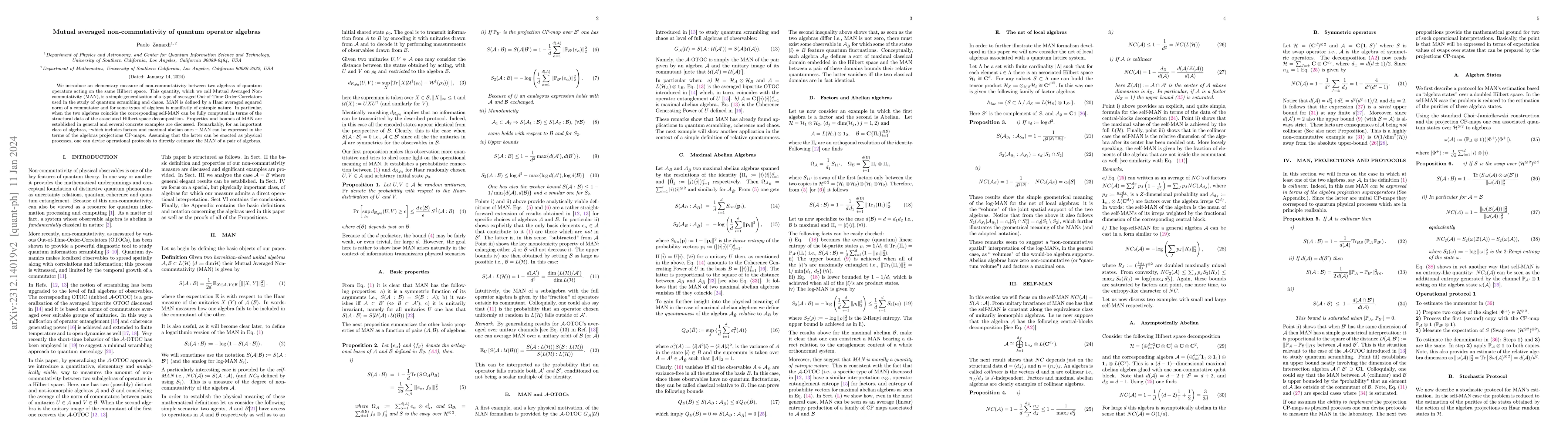 Thumbnail for Mutual averaged non-commutativity of quantum operator algebras