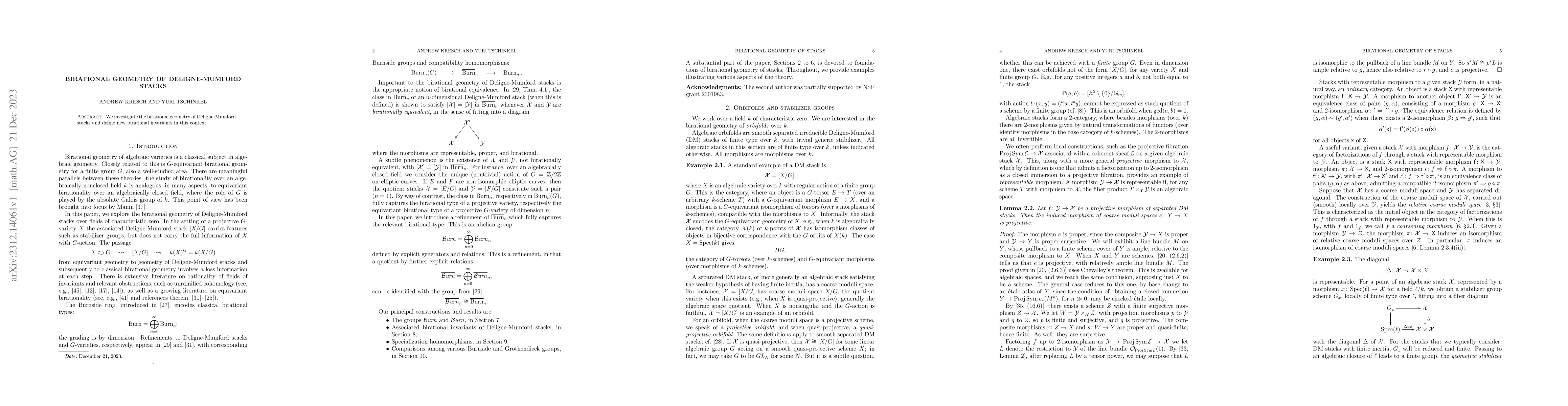 Thumbnail for Birational geometry of Deligne-Mumford stacks