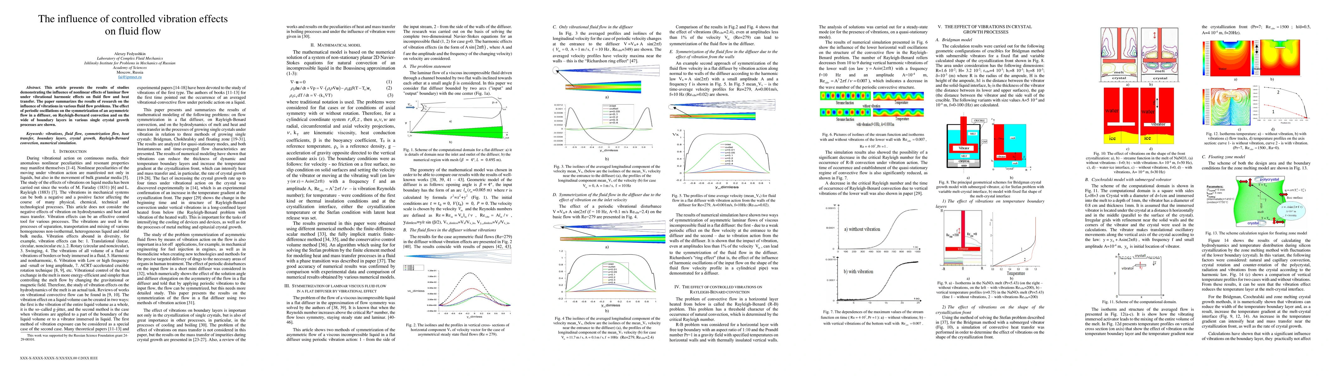 Thumbnail for The influence of controlled vibration effects on fluid flow