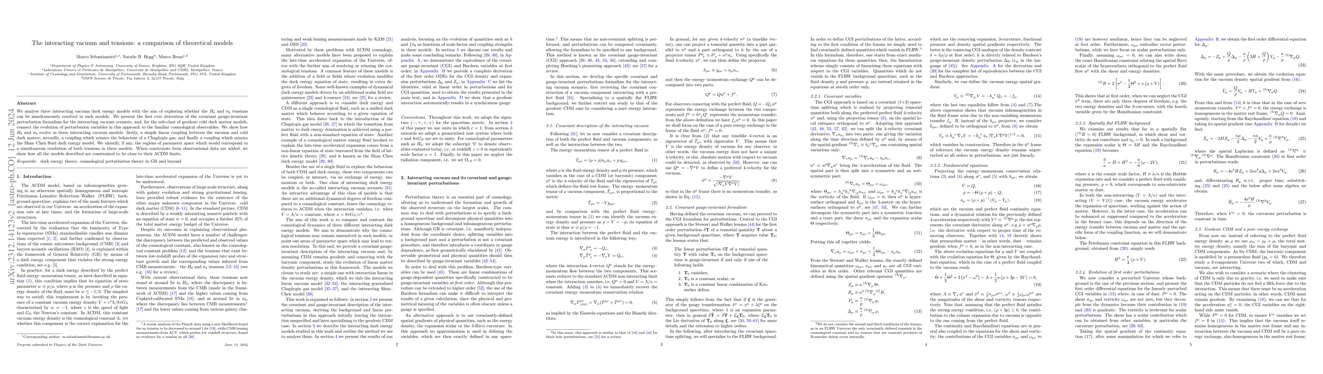 Thumbnail for The interacting vacuum and tensions: a comparison of theoretical models