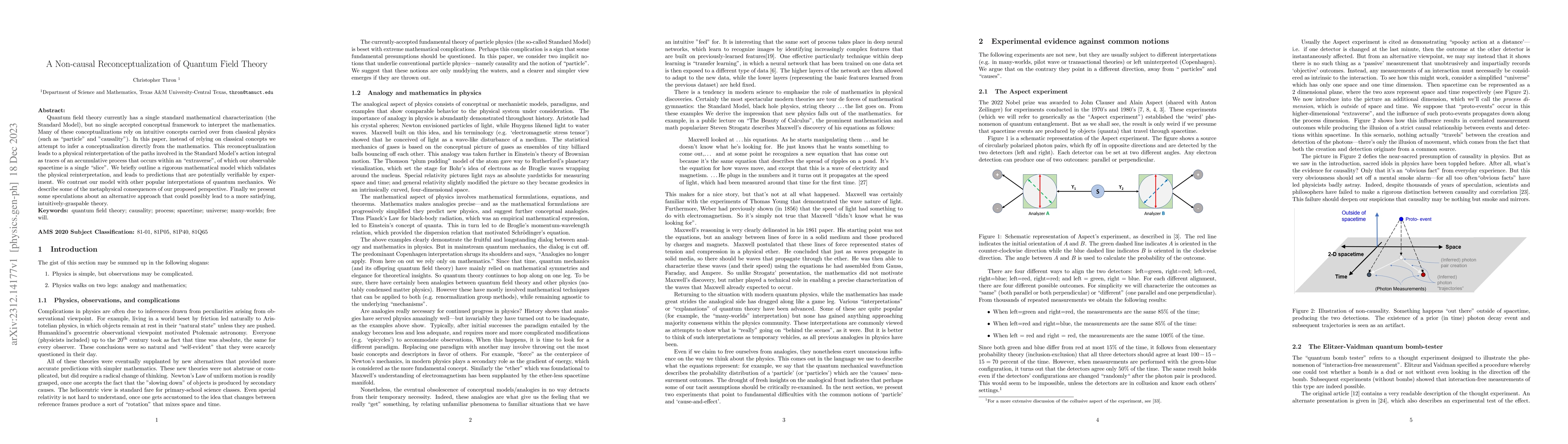 Thumbnail for A Non-Causal Reconceptualization of Quantum Field Theory