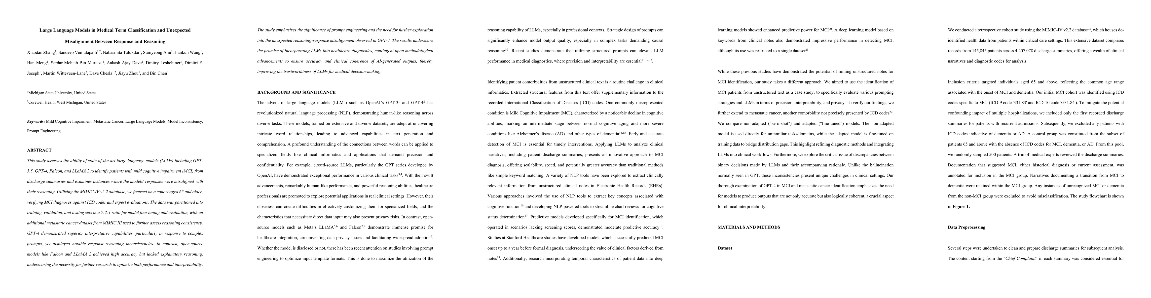 Thumbnail for Large Language Models in Medical Term Classification and Unexpected
  Misalignment Between Response and Reasoning