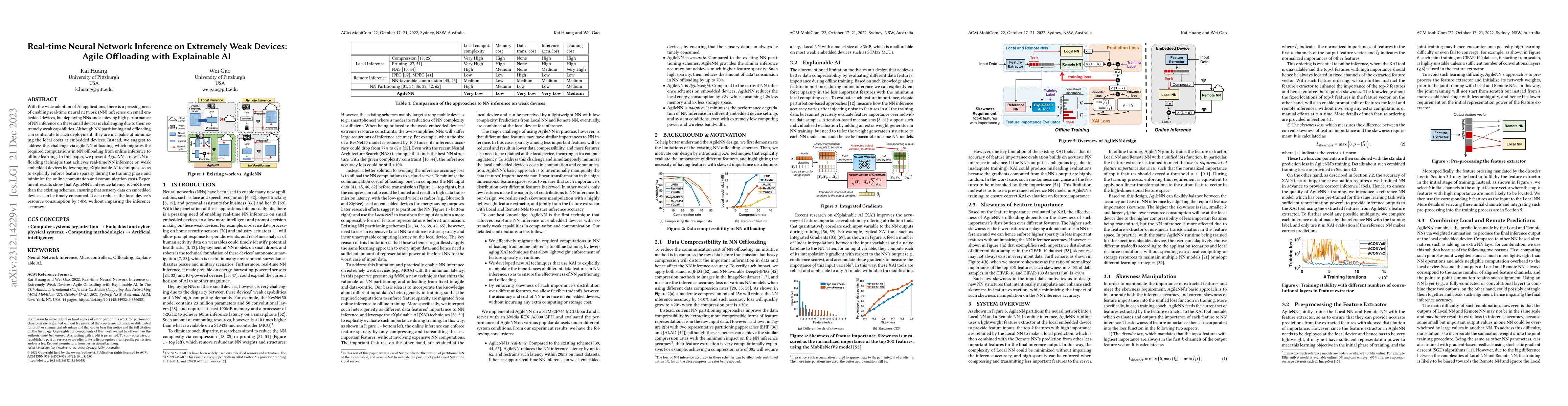 Thumbnail for Real-time Neural Network Inference on Extremely Weak Devices: Agile
  Offloading with Explainable AI