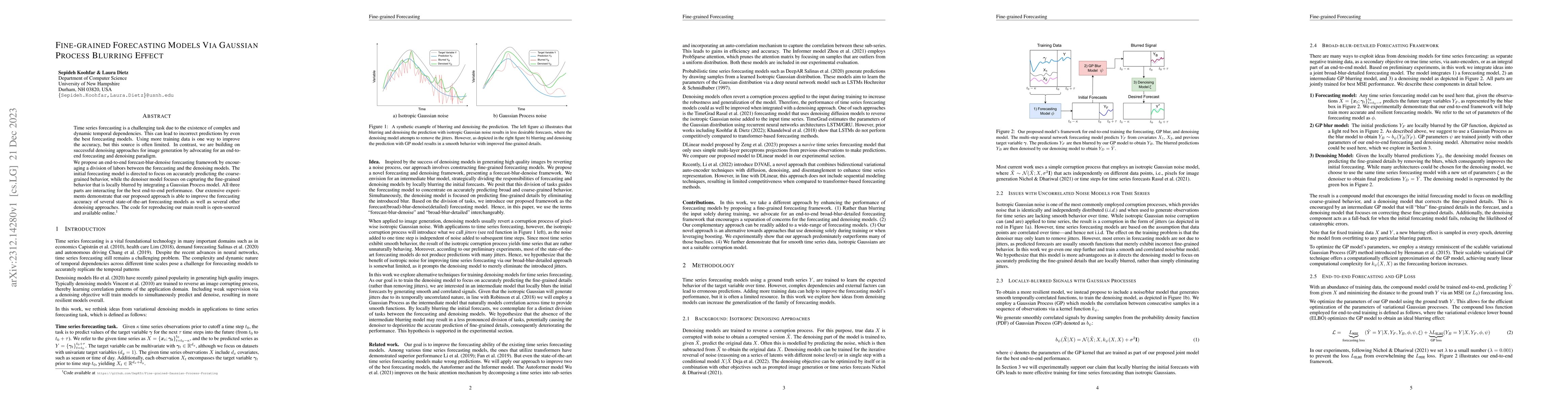 Thumbnail for Fine-grained Forecasting Models Via Gaussian Process Blurring Effect