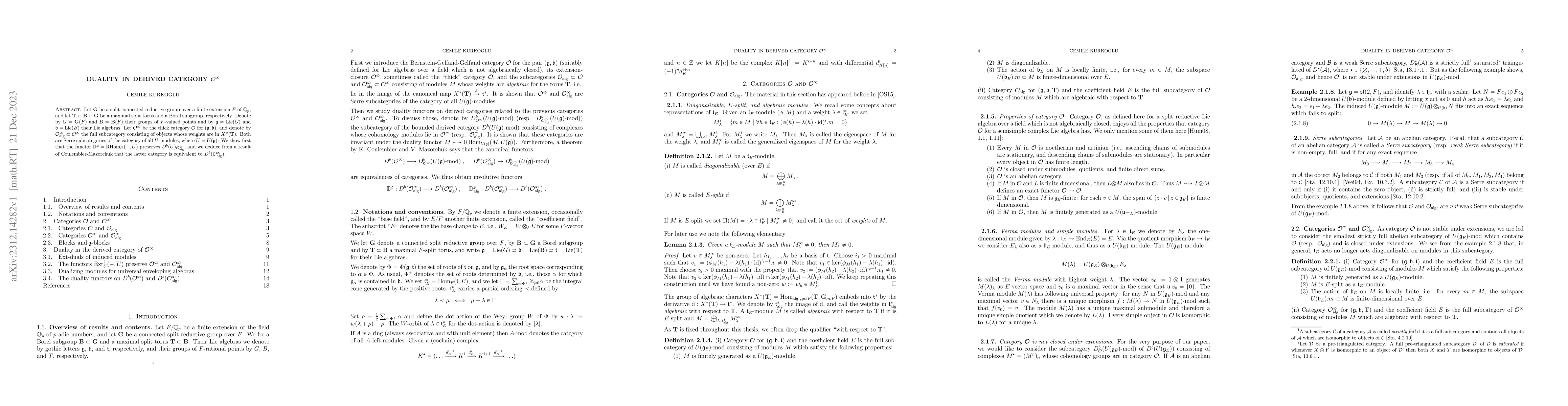 Thumbnail for Duality in Derived Category $\mathcal O^\infty$
