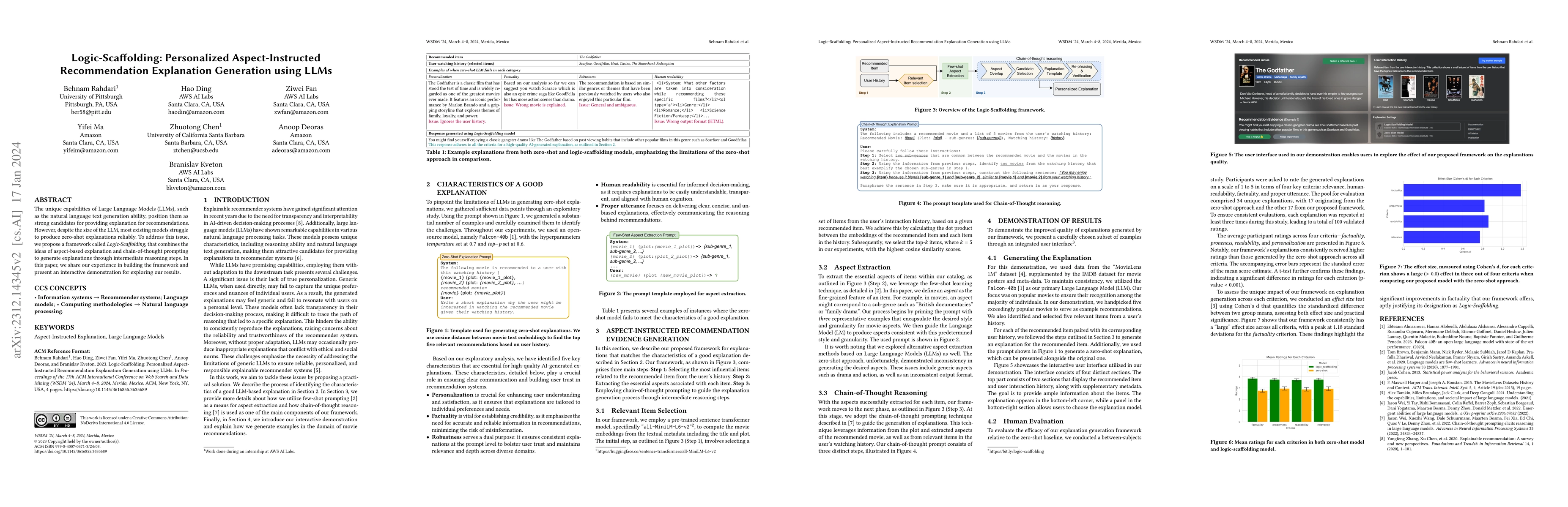 Thumbnail for Logic-Scaffolding: Personalized Aspect-Instructed Recommendation
  Explanation Generation using LLMs