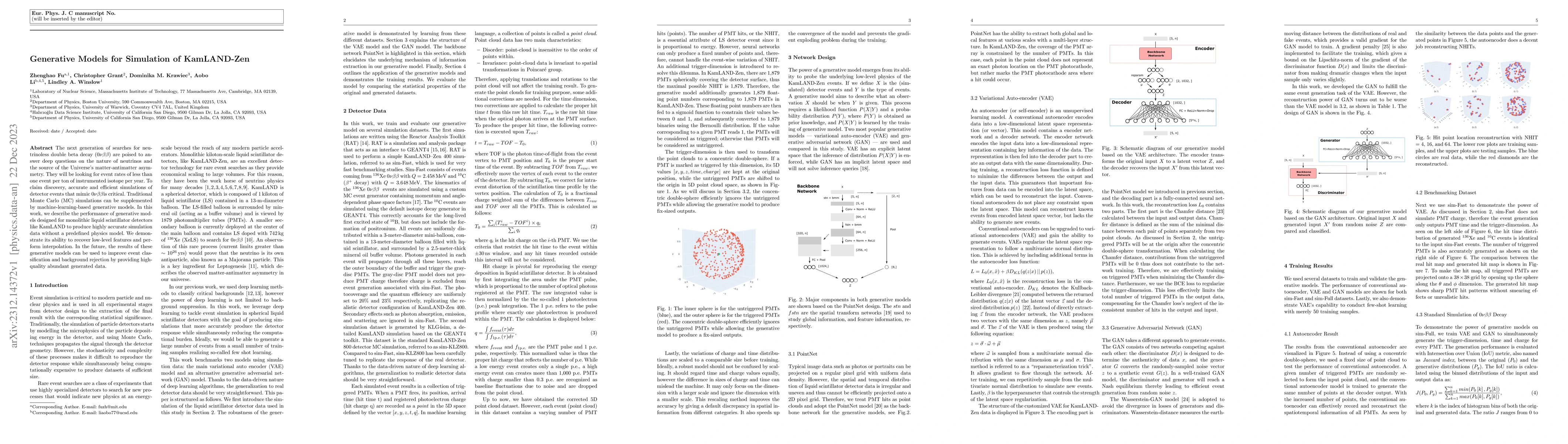 Thumbnail for Generative Models for Simulation of KamLAND-Zen