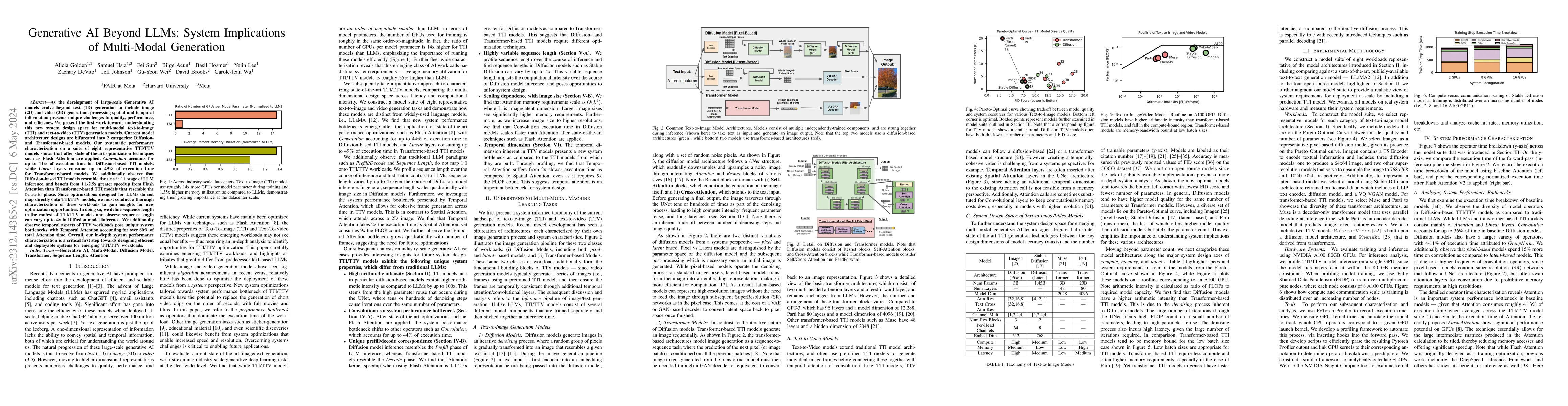 Thumbnail for Generative AI Beyond LLMs: System Implications of Multi-Modal Generation