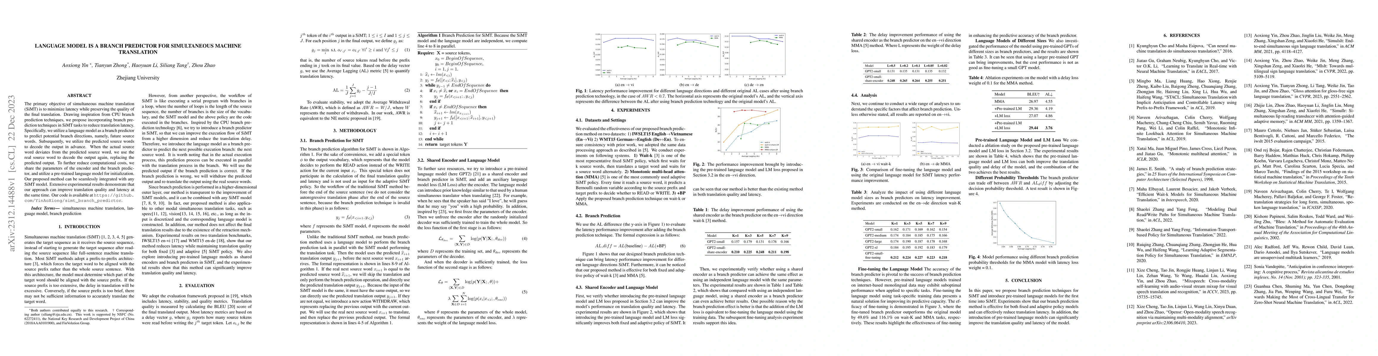 Thumbnail for Language Model is a Branch Predictor for Simultaneous Machine
  Translation