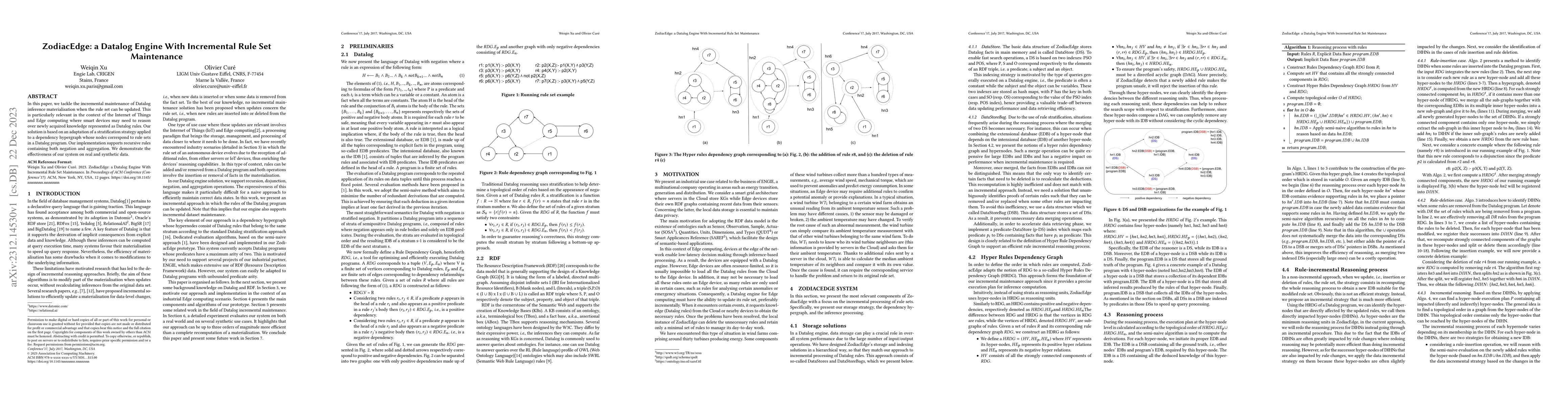 Thumbnail for ZodiacEdge: a Datalog Engine With Incremental Rule Set Maintenance