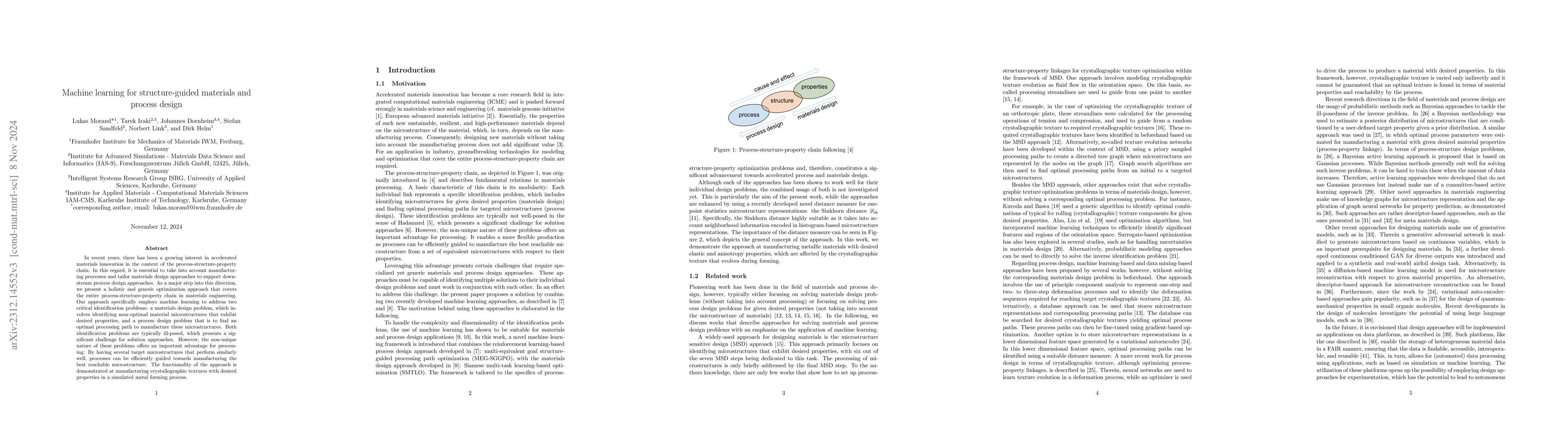 Thumbnail for Machine learning for structure-guided materials and process design