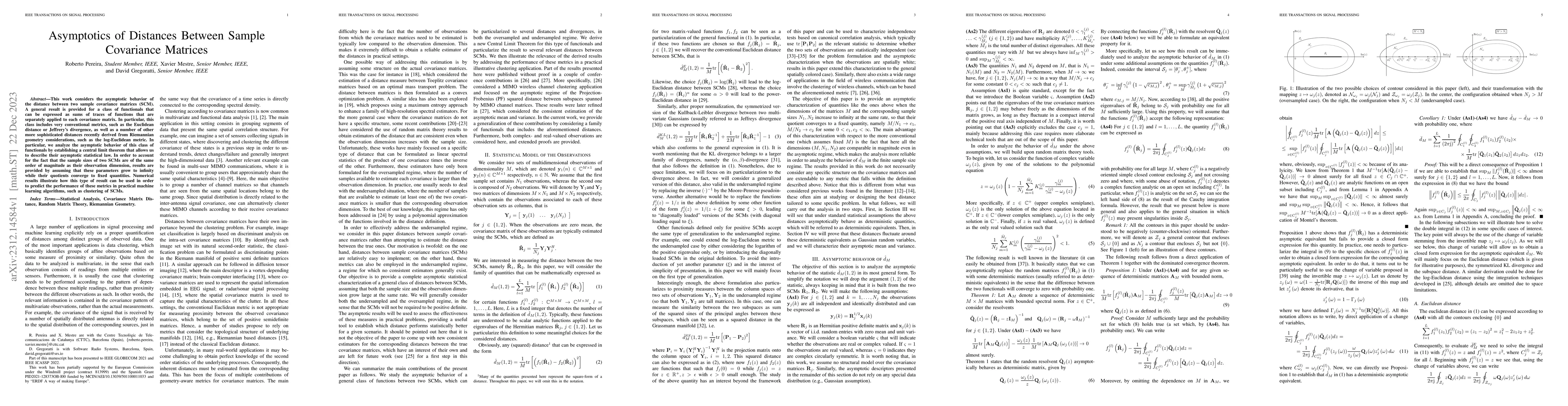 Thumbnail for Asymptotics of Distances Between Sample Covariance Matrices
