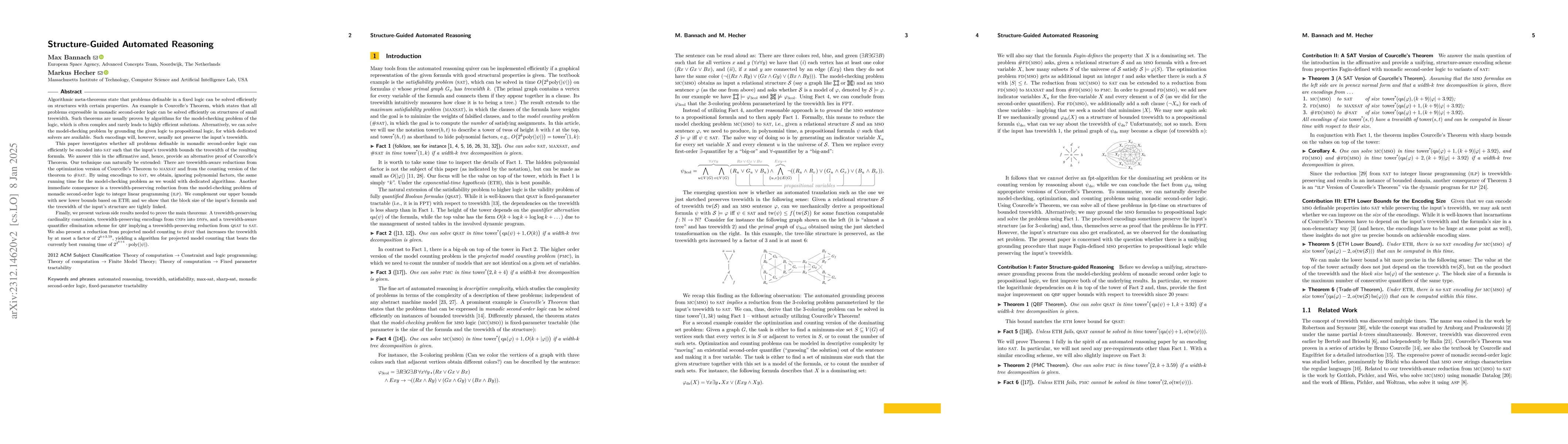 Thumbnail for Structure-Guided Automated Reasoning