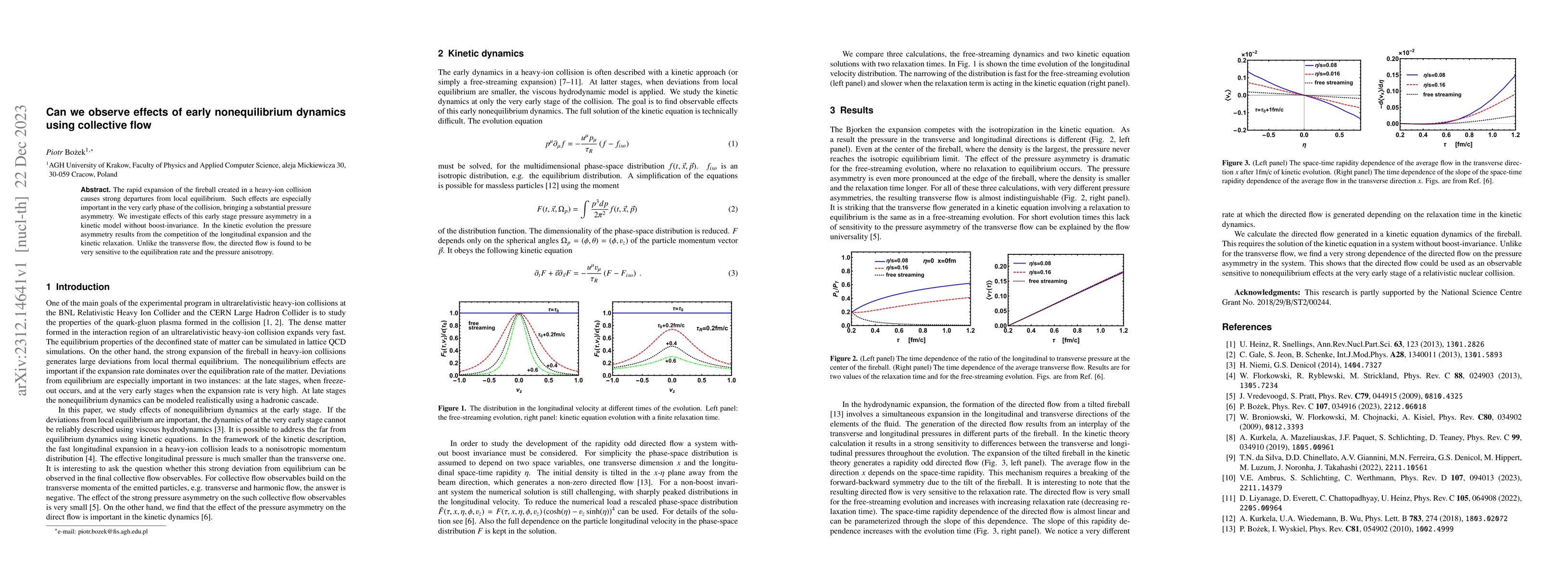 Thumbnail for Can we observe effects of early nonequilibrium dynamics using collective
  flow