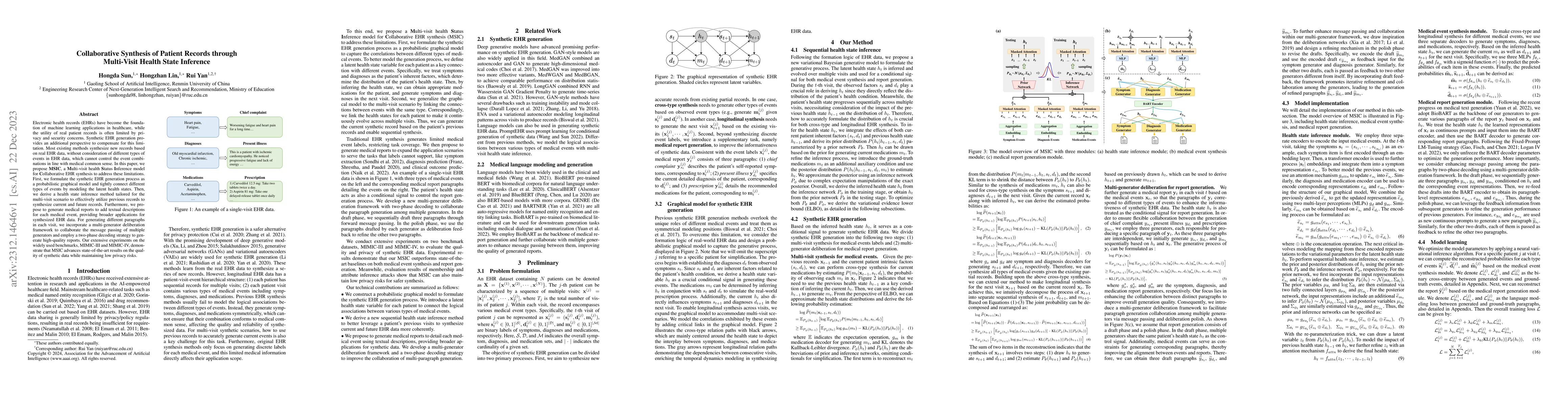 Thumbnail for Collaborative Synthesis of Patient Records through Multi-Visit Health
  State Inference