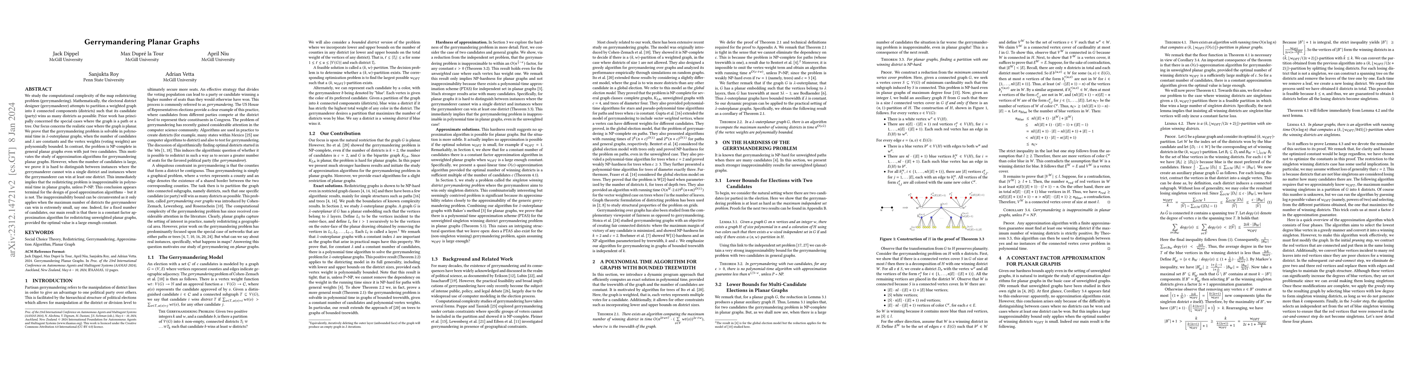 Thumbnail for Gerrymandering Planar Graphs