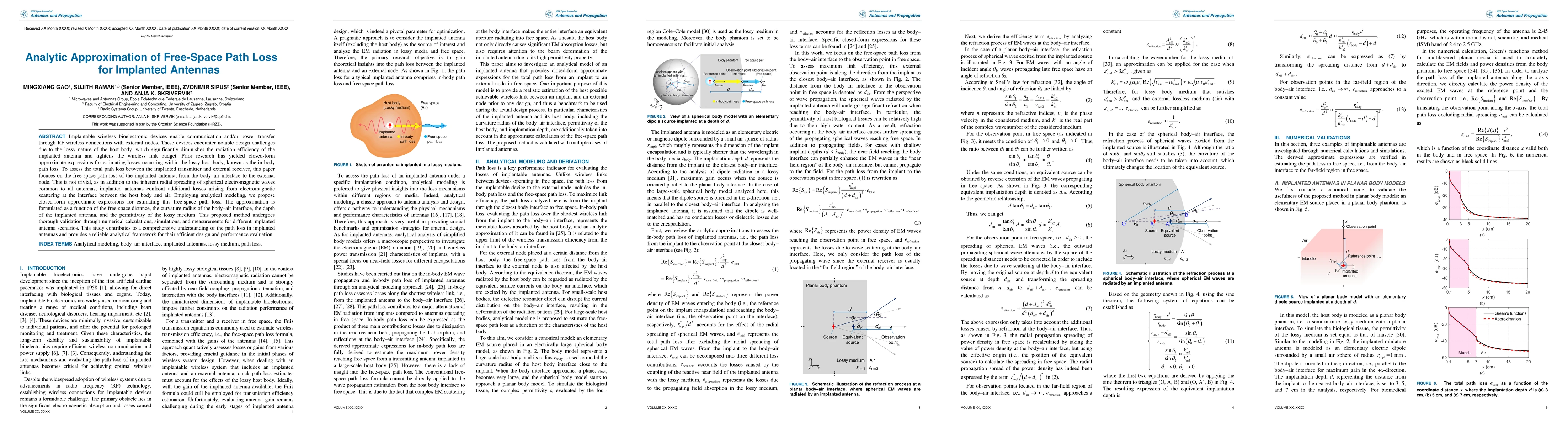 Thumbnail for Analytic Approximation of Free-Space Path Loss for Implanted Antennas