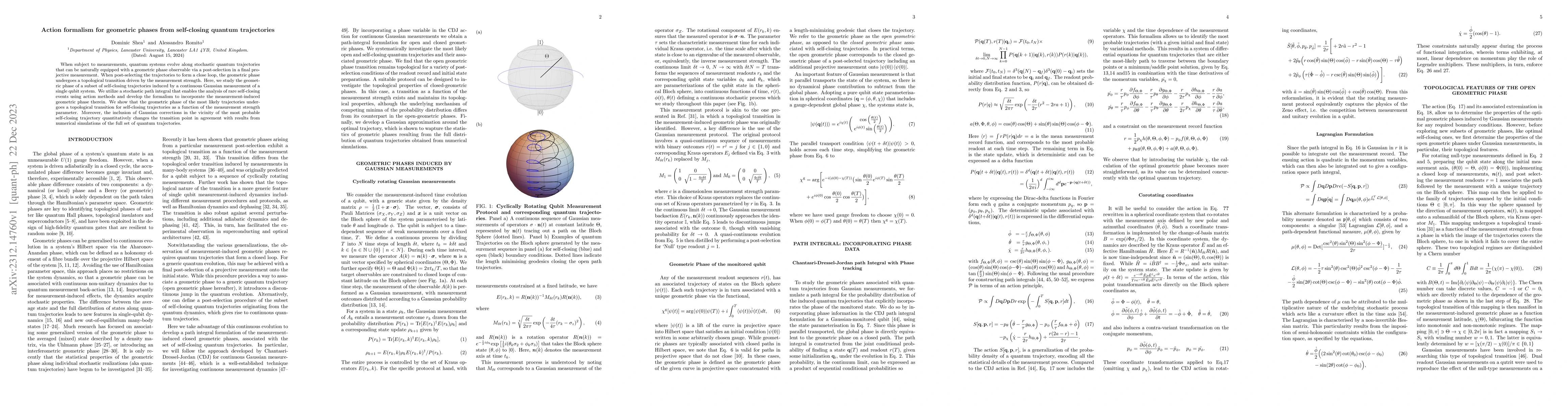 Thumbnail for Action formalism for geometric phases from self-closing quantum
  trajectories