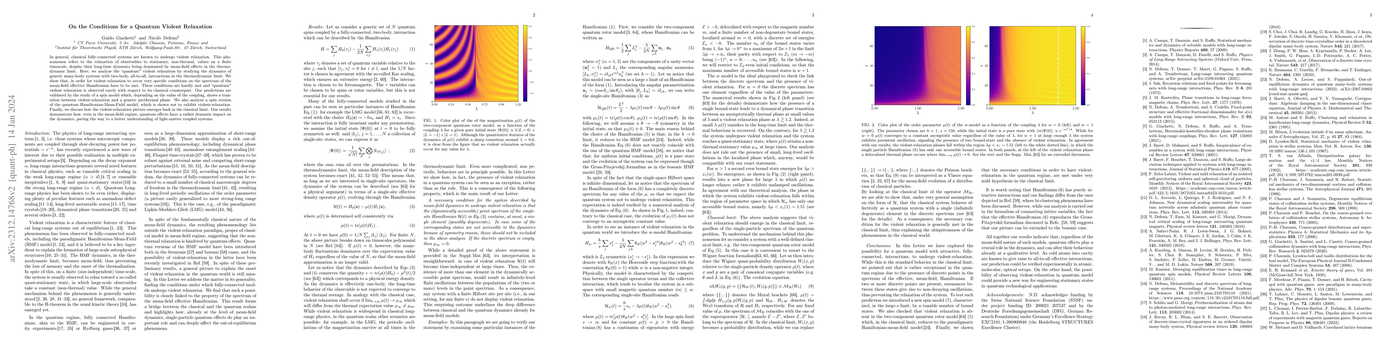 Thumbnail for On the Conditions for a Quantum Violent Relaxation