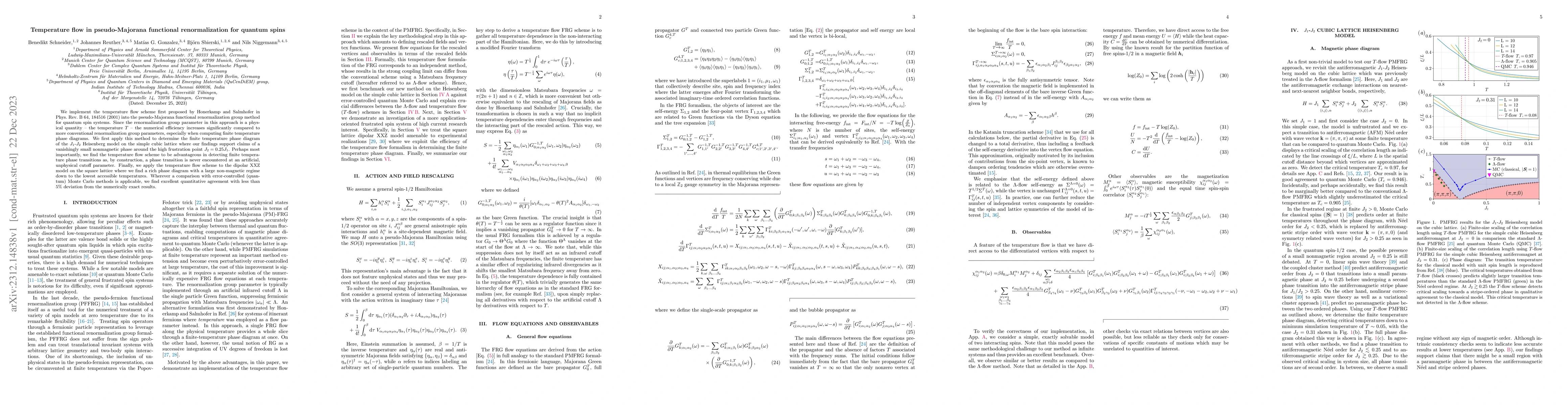 Thumbnail for Temperature flow in pseudo-Majorana functional renormalization for
  quantum spins