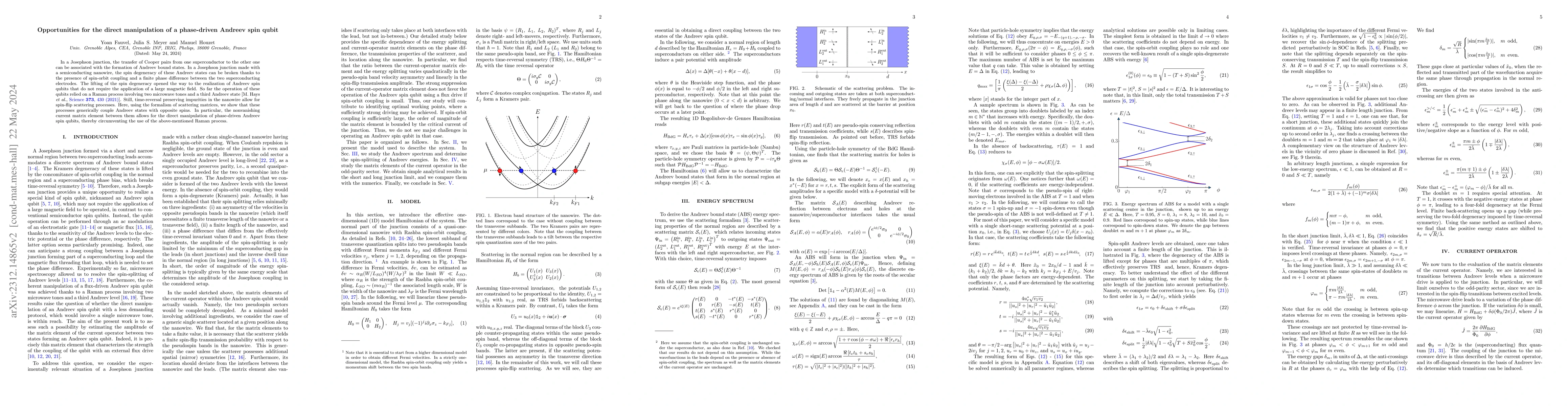 Thumbnail for Opportunities for the direct manipulation of a phase-driven Andreev spin
  qubit