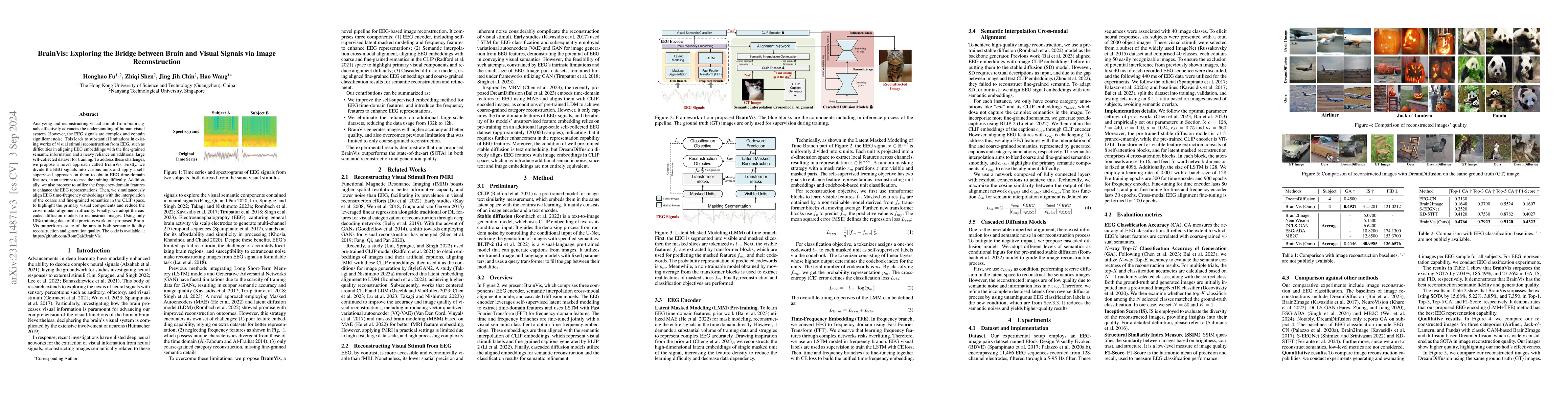 Thumbnail for BrainVis: Exploring the Bridge between Brain and Visual Signals via
  Image Reconstruction