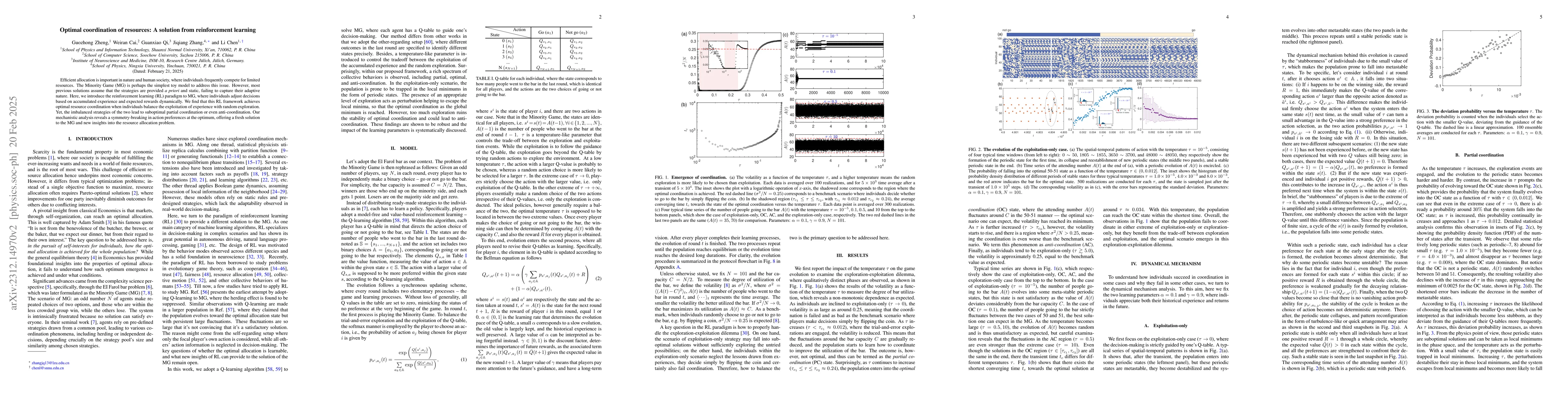 Thumbnail for Optimal coordination in Minority Game: A solution from reinforcement
  learning