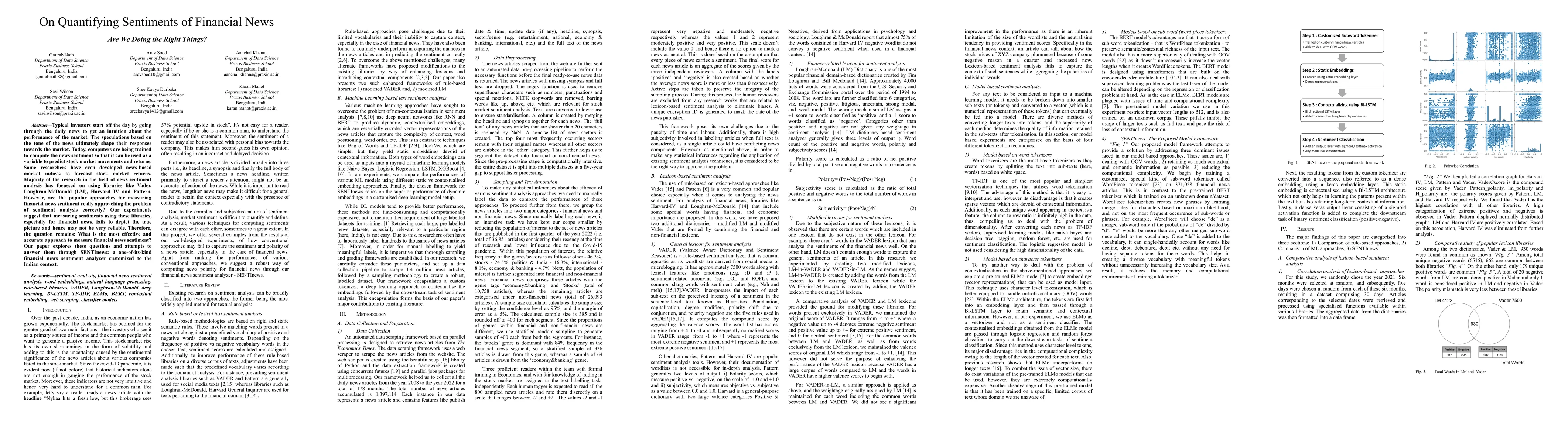 Thumbnail for On Quantifying Sentiments of Financial News -- Are We Doing the Right
  Things?