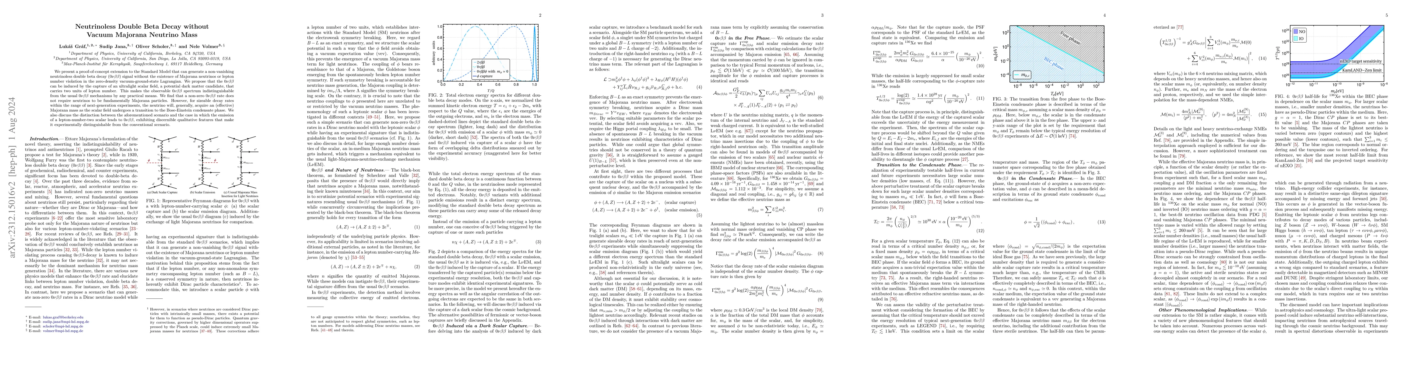 Thumbnail for Neutrinoless Double Beta Decay without Vacuum Majorana Neutrino Mass