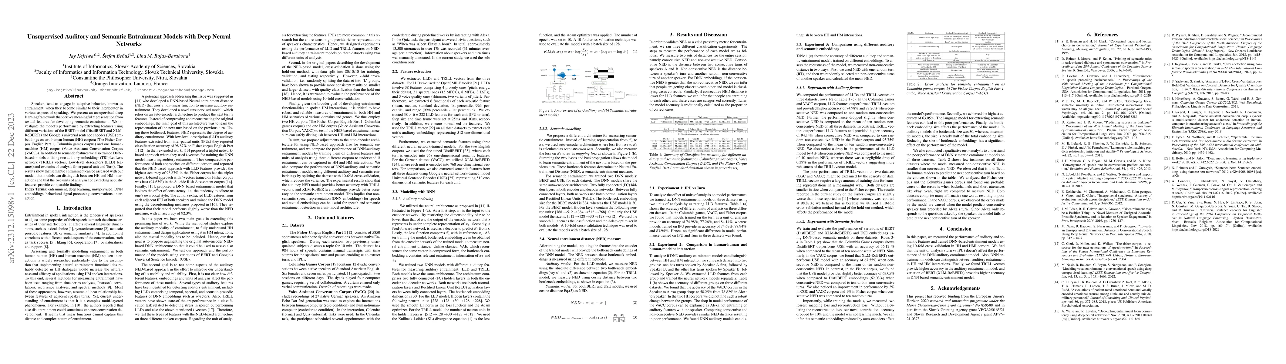 Thumbnail for Unsupervised Auditory and Semantic Entrainment Models with Deep Neural
  Networks
