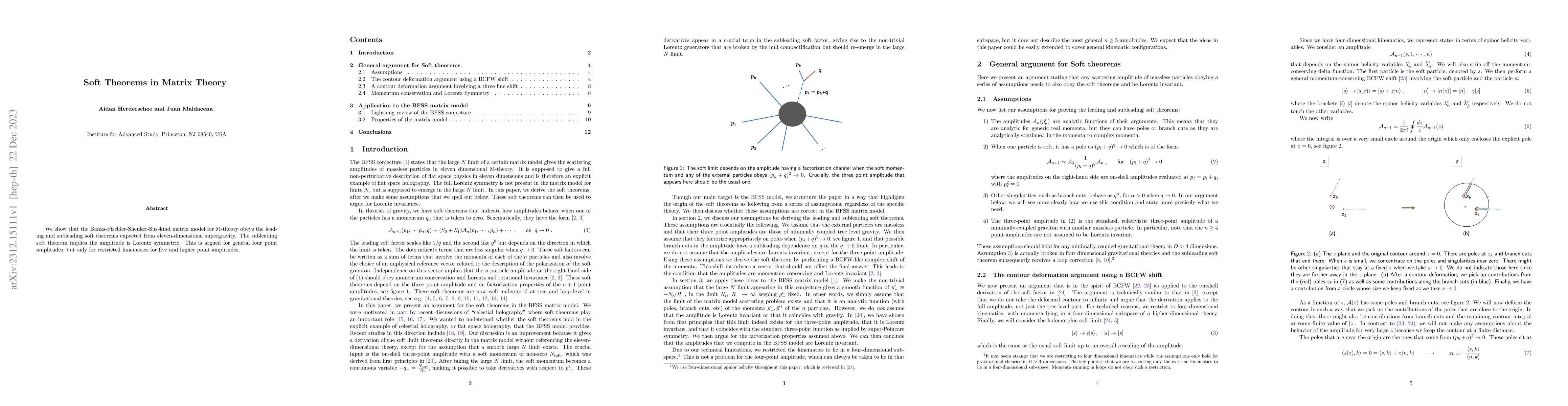 Thumbnail for Soft Theorems in Matrix Theory