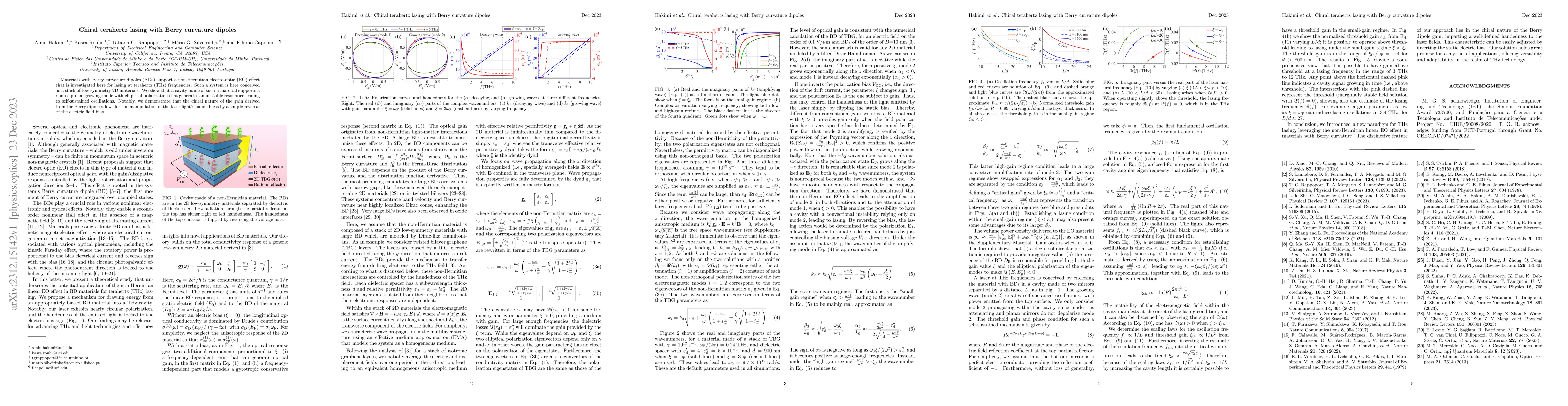 Thumbnail for Chiral terahertz lasing with Berry curvature dipoles