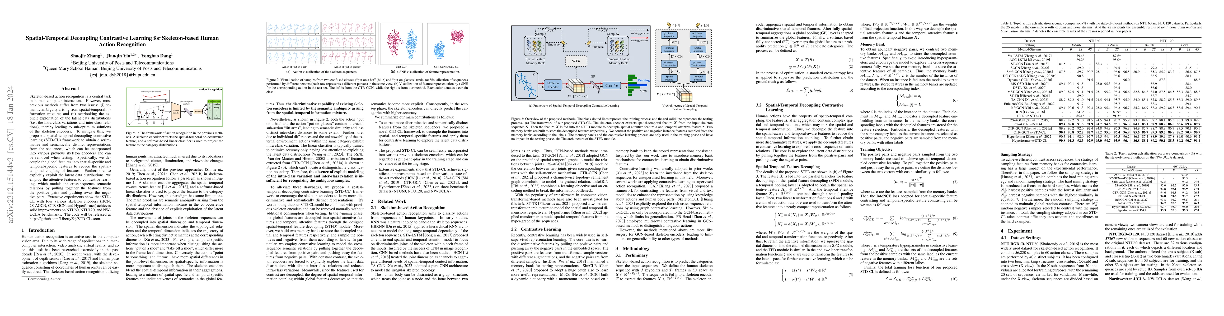 Thumbnail for Spatial-Temporal Decoupling Contrastive Learning for Skeleton-based
  Human Action Recognition