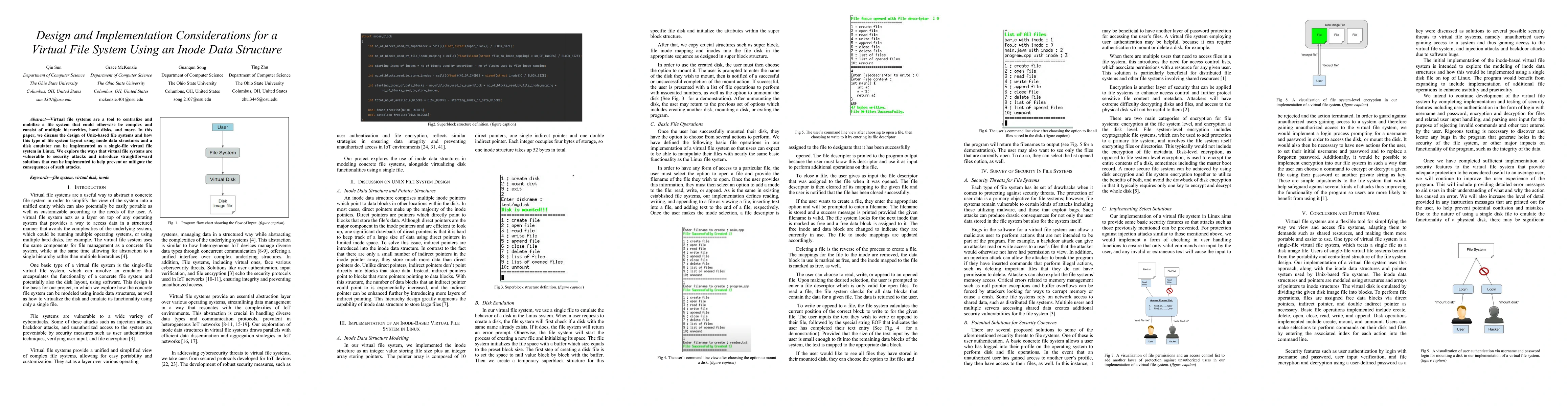 Thumbnail for Design and Implementation Considerations for a Virtual File System Using
  an Inode Data Structure