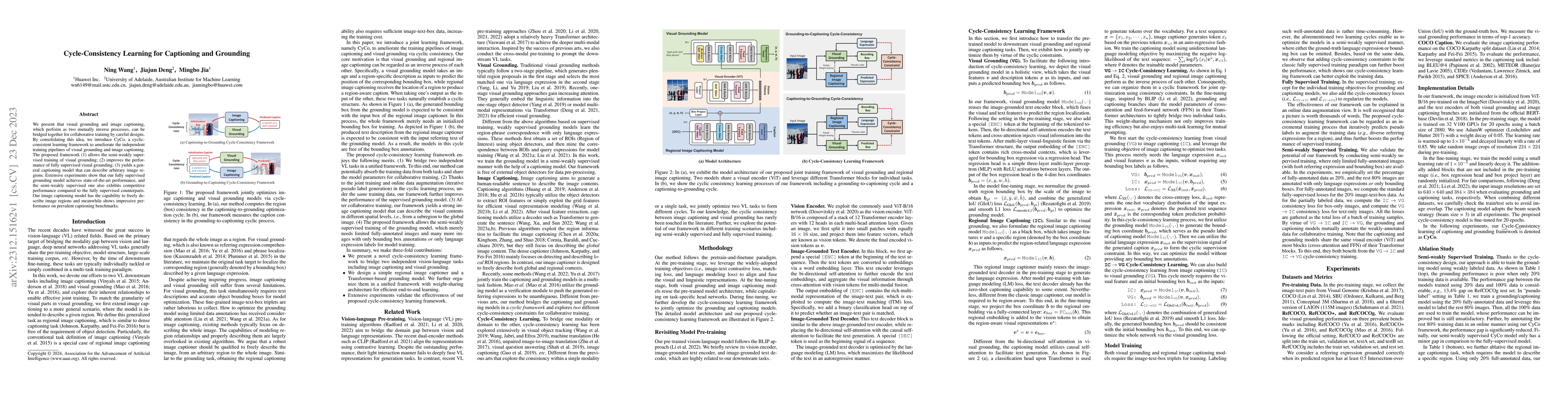 Thumbnail for Cycle-Consistency Learning for Captioning and Grounding