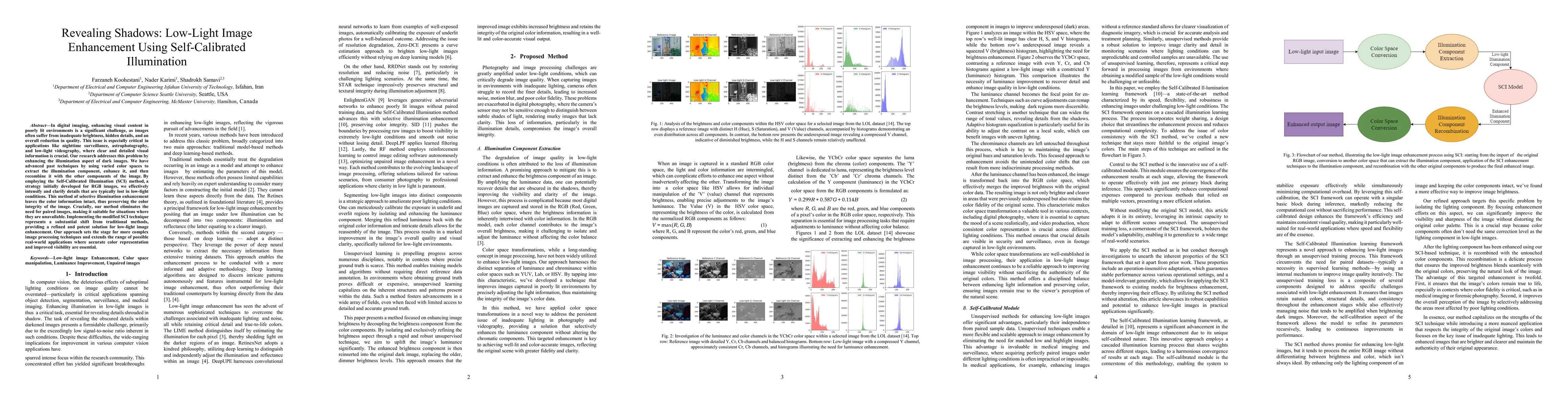 Thumbnail for Revealing Shadows: Low-Light Image Enhancement Using Self-Calibrated
  Illumination