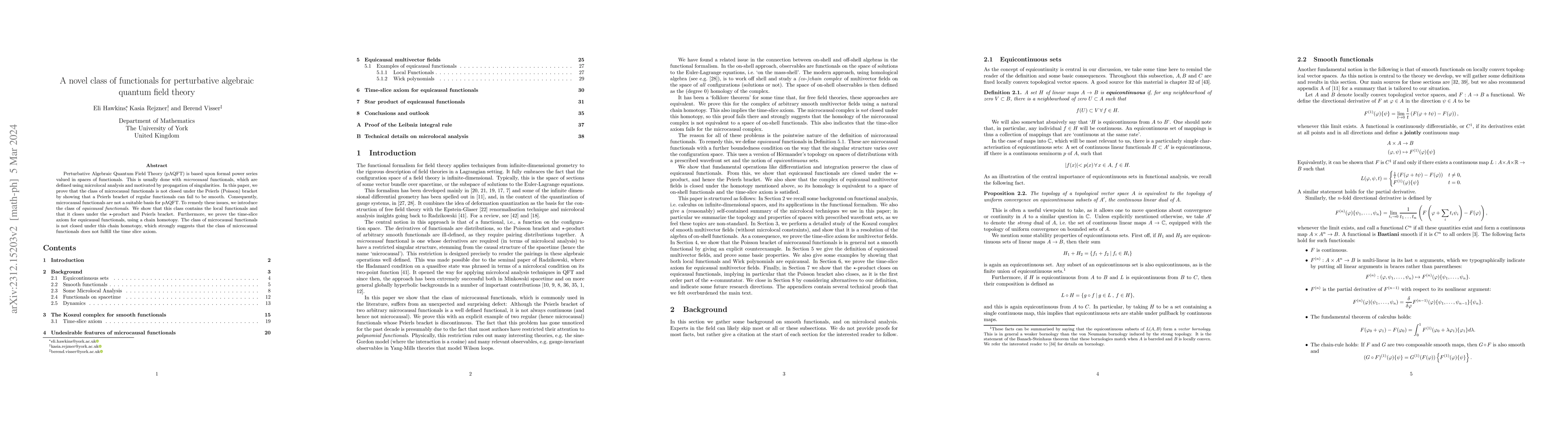 Thumbnail for A novel class of functionals for perturbative algebraic quantum field
  theory