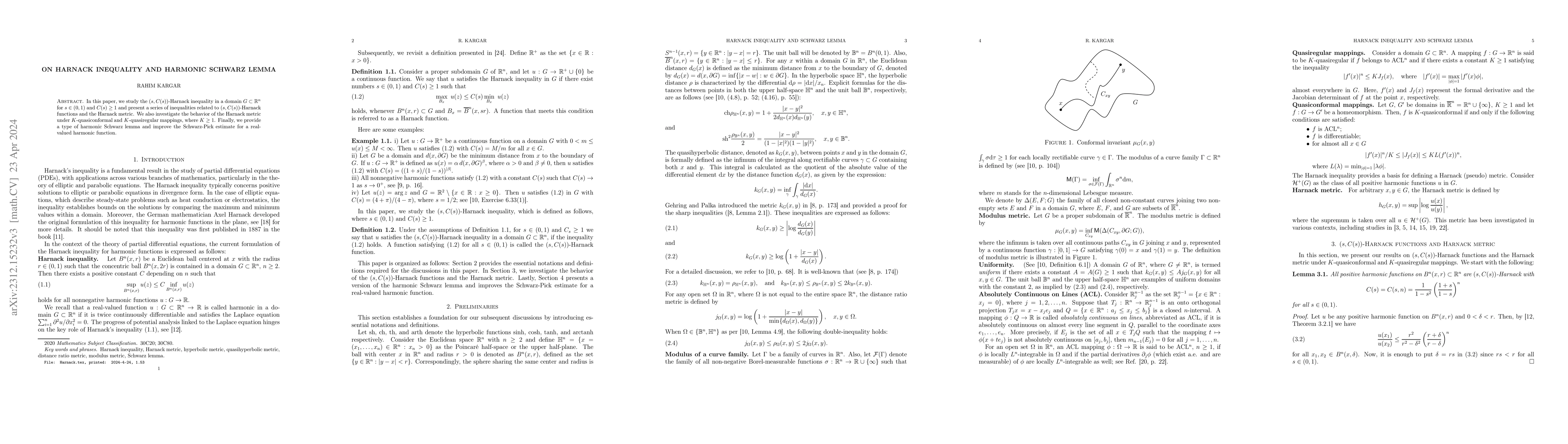 Thumbnail for On Harnack inequality and harmonic Schwarz lemma