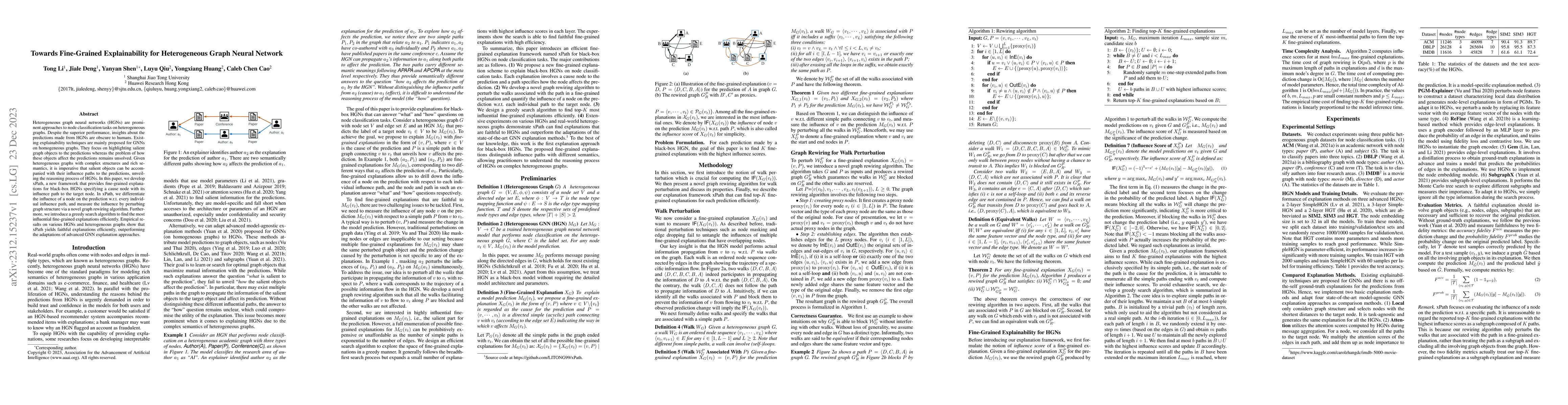 Thumbnail for Towards Fine-Grained Explainability for Heterogeneous Graph Neural
  Network