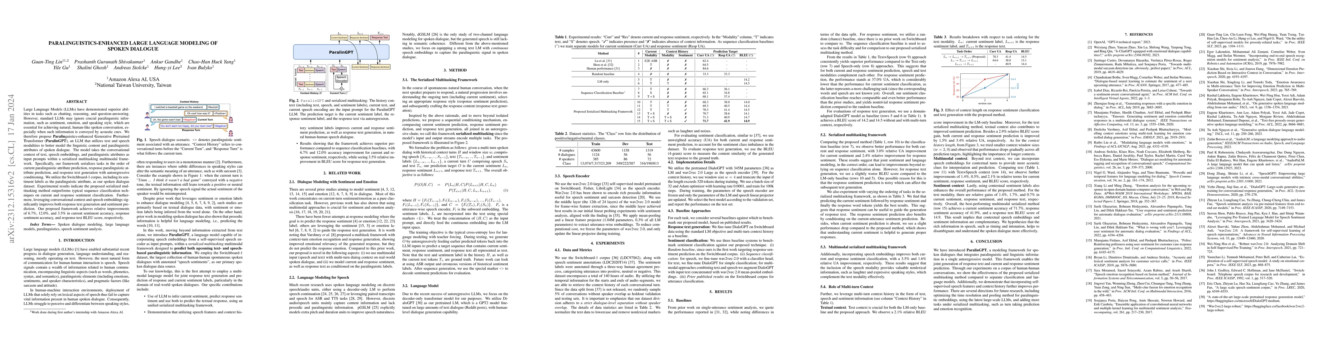 Thumbnail for Paralinguistics-Enhanced Large Language Modeling of Spoken Dialogue