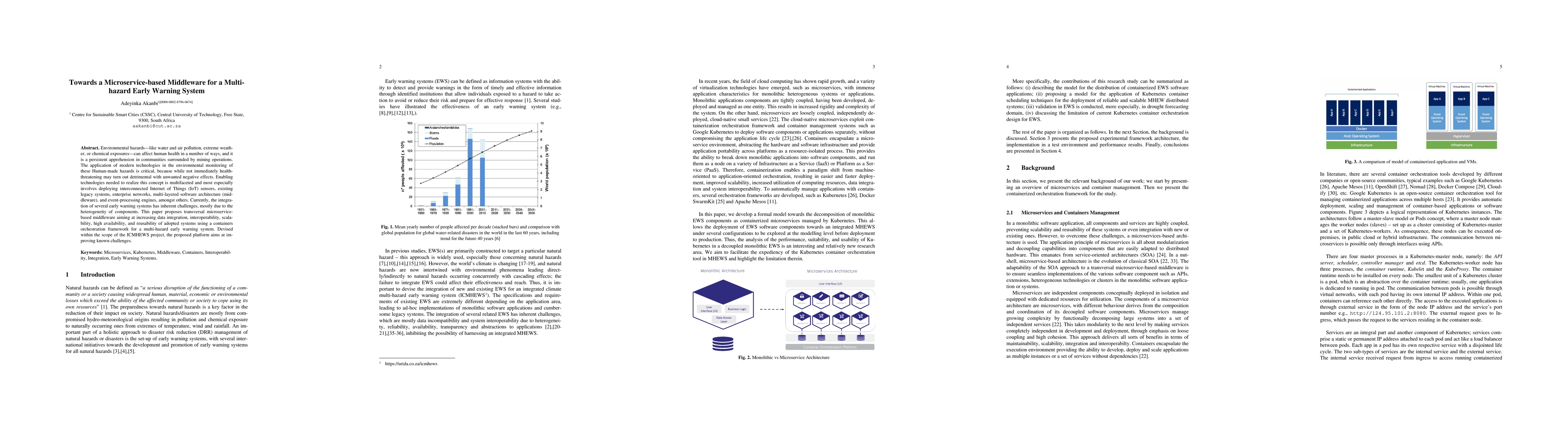 Thumbnail for Towards a Microservice-based Middleware for a Multi-hazard Early Warning
  System