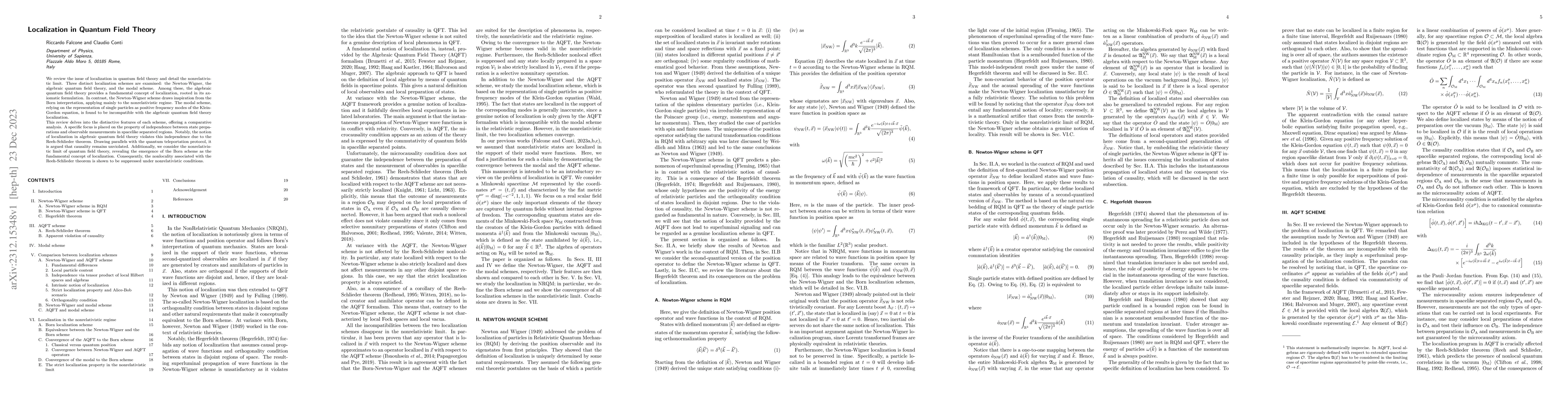 Thumbnail for Localization in Quantum Field Theory