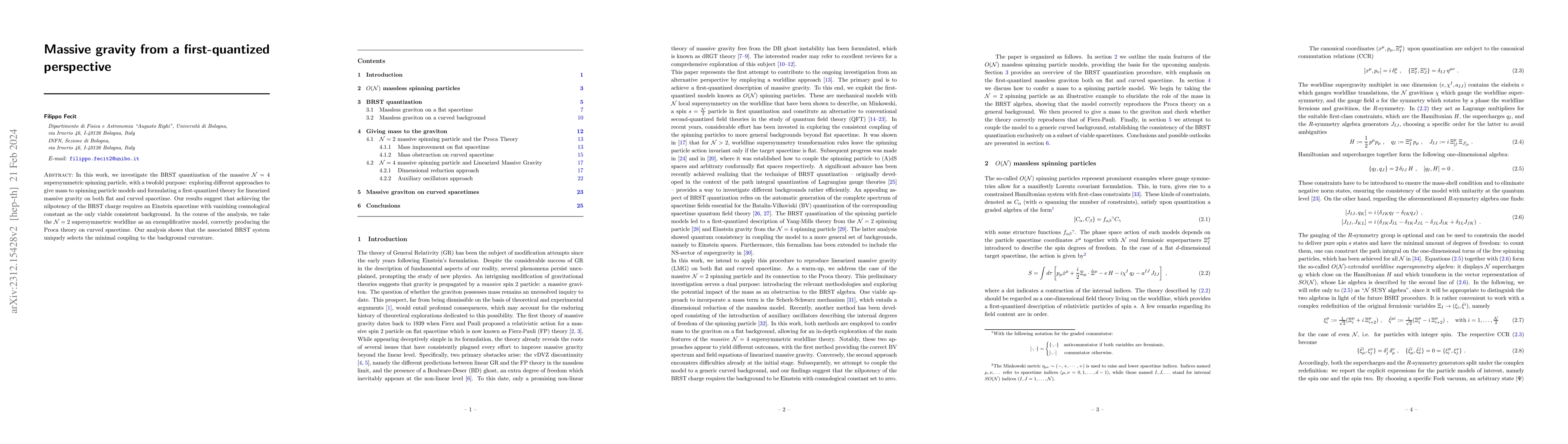 Thumbnail for Massive gravity from a first-quantized perspective