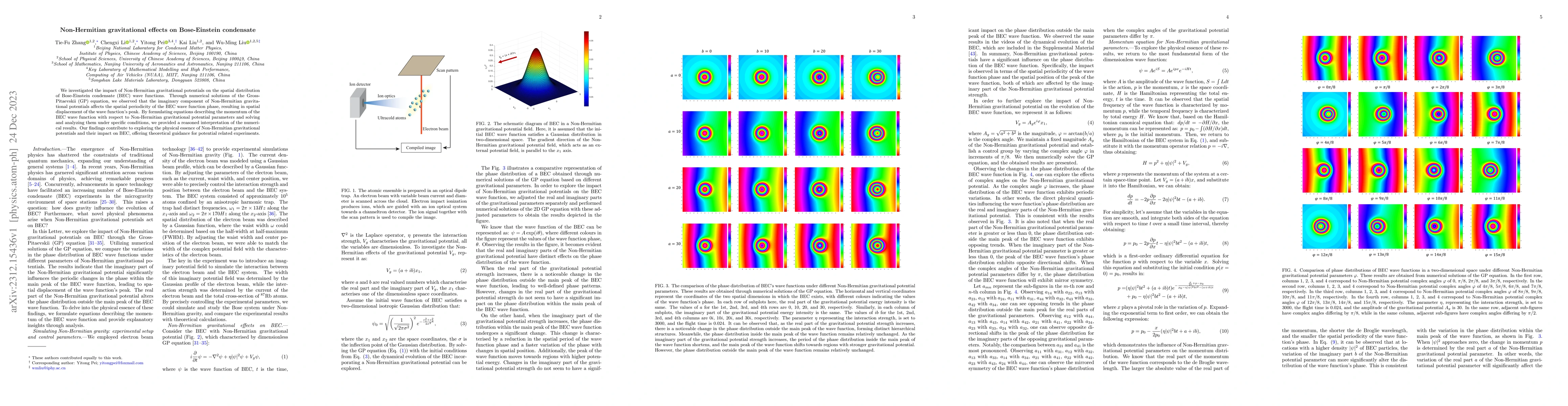 Thumbnail for Non-Hermitian gravitational effects on Bose-Einstein condensate