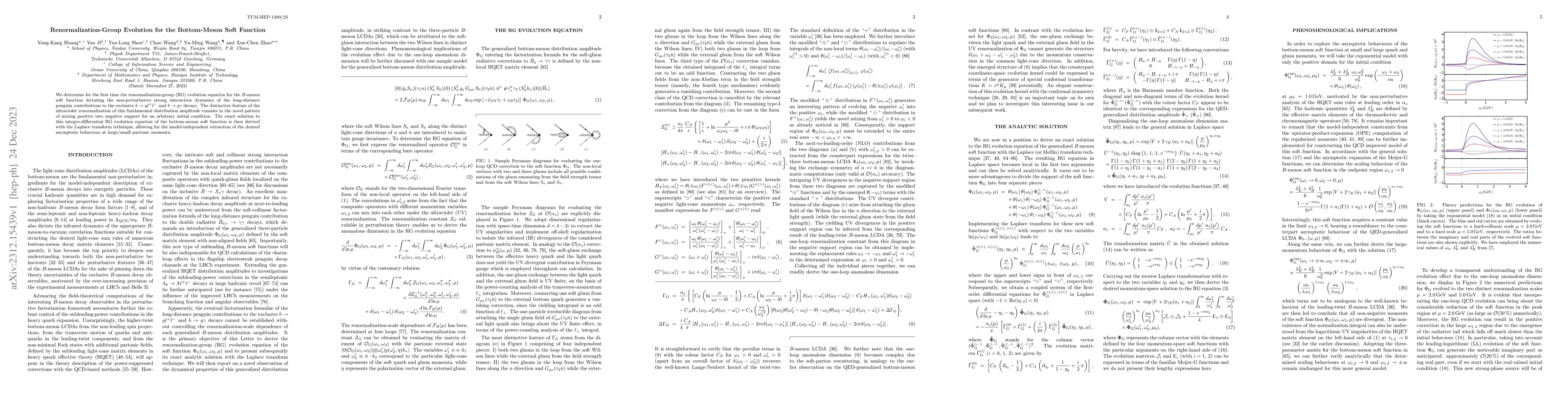 Thumbnail for Renormalization-Group Evolution for the Bottom-Meson Soft Function