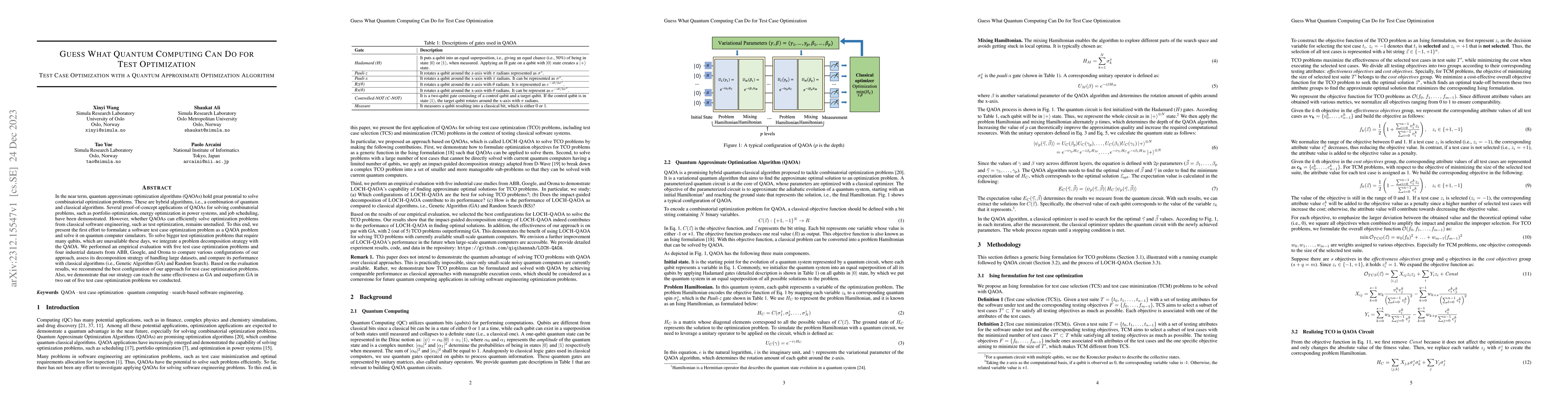 Thumbnail for Guess What Quantum Computing Can Do for Test Case Optimization