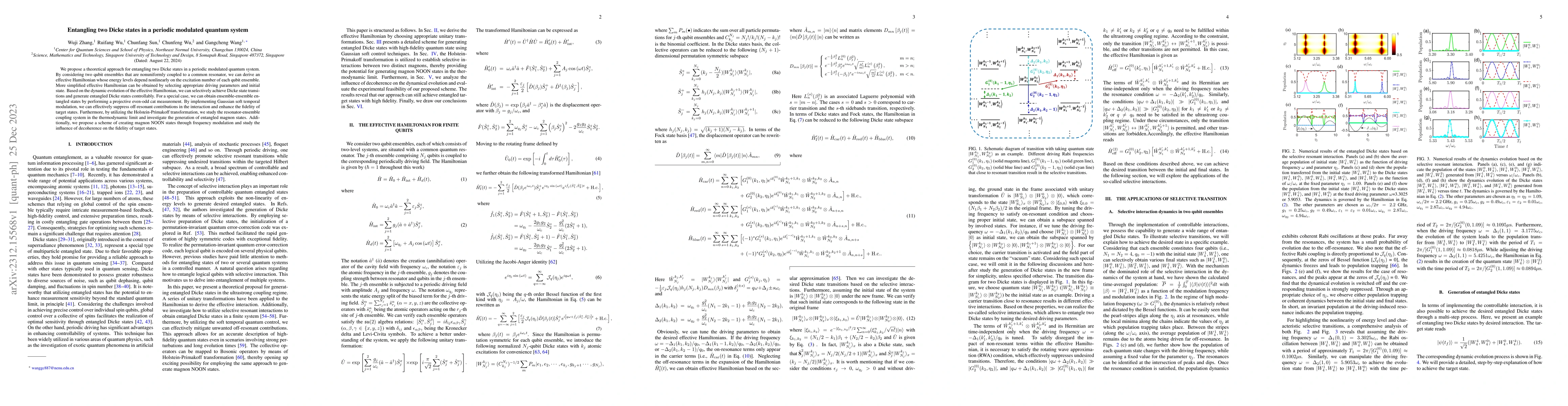 Thumbnail for Entangling two Dicke states in a periodic modulated quantum system