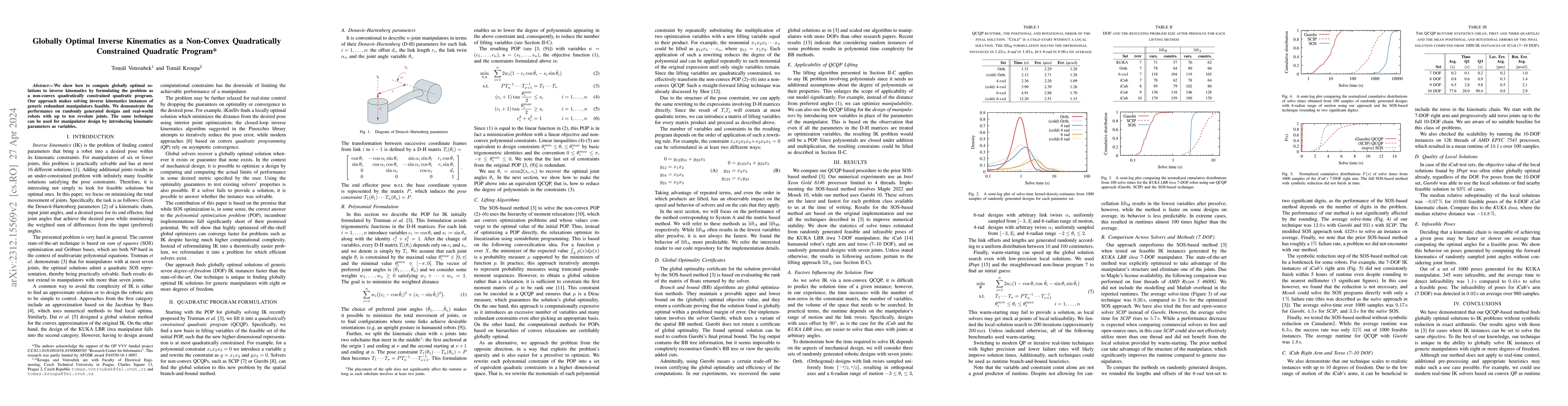 Thumbnail for Globally Optimal Inverse Kinematics as a Quadratic Program