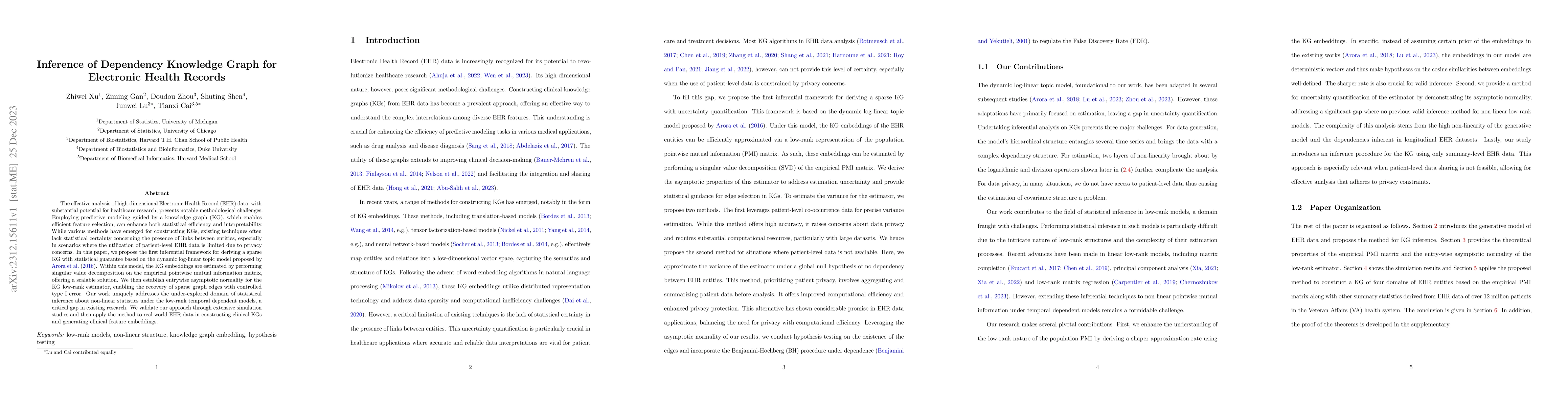Thumbnail for Inference of Dependency Knowledge Graph for Electronic Health Records